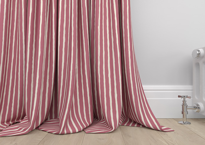 Vintage Stripe, Bowler Red - Made to Measure Curtains - Image 6